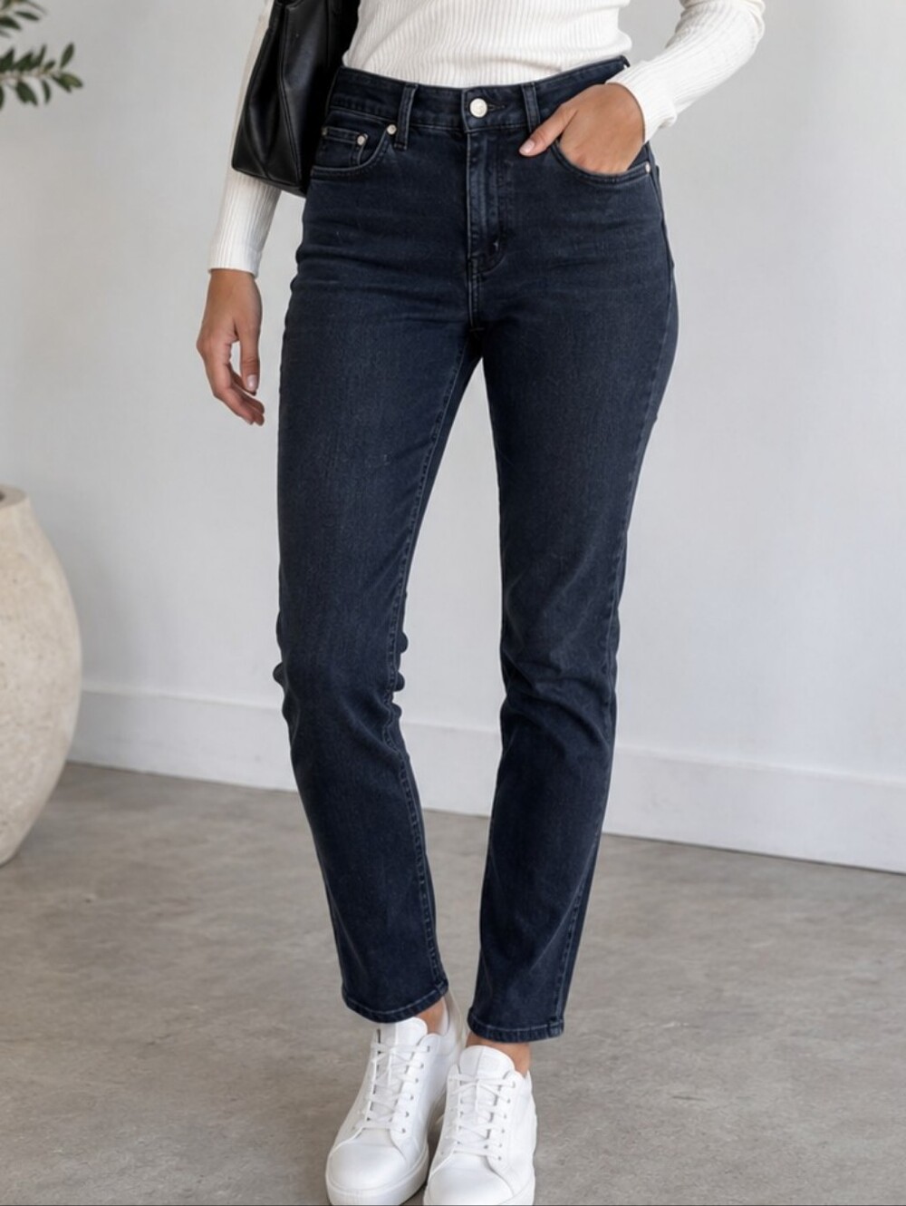 Mavi Size 4 Dark Gray Slim Jeans High Rise Pants